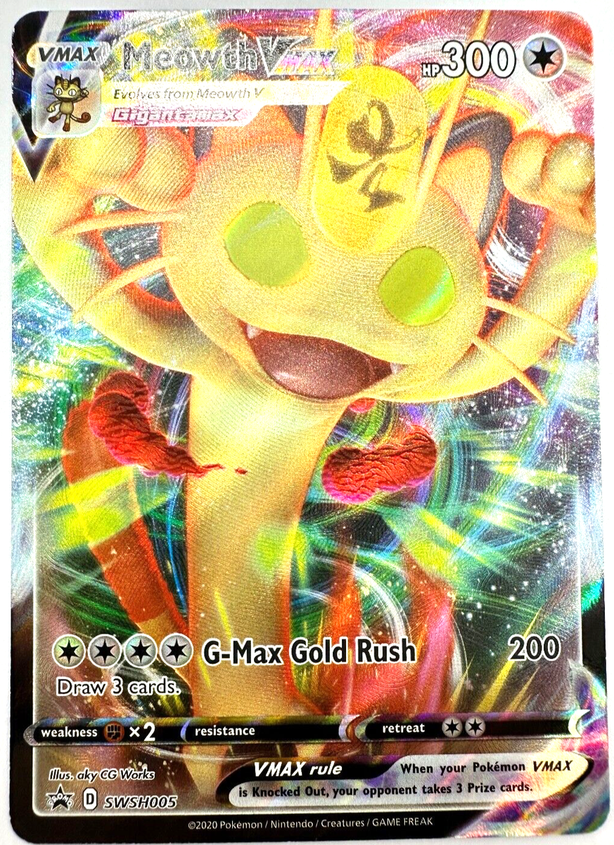 Pokemon Karte TCG Mauzi VMAX SWSH005 Blackstar Promo Holo Pokemon Karte TCG Mauzi VMAX SWSH005 Blackstar Promo Holo
