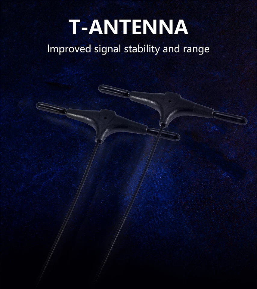 9IMOD 2,4GHz Empfänger ELRS Empfänger 2,4 GHz T Antenne Empfänger für FPV Drone - Bild 4 von 4