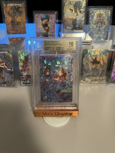 Ultra instinct Son Goku & SSB Vegeta UM2-SEC BGS 10 Dragón Ball Super Heroes DBS