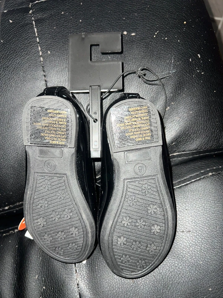 девочки ясельного возраста прыжки бобы черный платье туфли с памятью пены размер 6 - Изображение 2 из 2