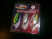 Luck "E" Strike Deep Smoothy 3 Pack Crankbaits