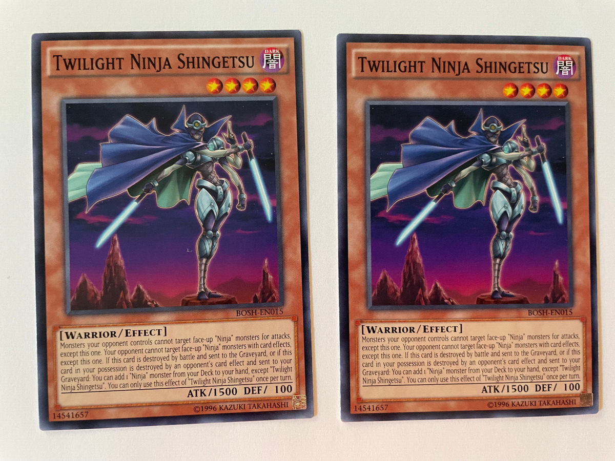 yugioh twilight ninja deck Complete Custom for Yu-Gi-Oh! You can reveal 2.5cm Ninjitsu Art” card in your hand YuGiOh *COMPETITIVE* In-Depth Ninja Deck