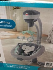 fisher price monkey cradle swing