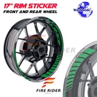 17" Rim Stickers Decals Custom GP02 For Kawasaki ZX6R Ninja 600 95-20 17 18 19