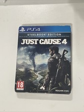 Just Cause 4 Sony PS4 Steelbook Day One Edition Complete CIB