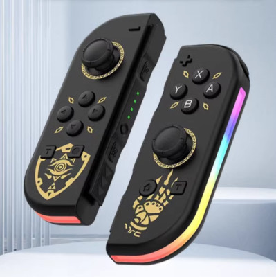 Für Nintendo Switch Joy Con Controller Wireless Pair Gamepad Joystick Schwarz
