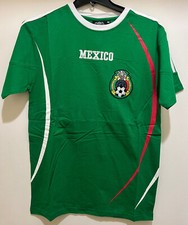 MEXICO Vintage FUTBOL T-Shirt, MEXICO Embroidered Logo in Front  - NEW