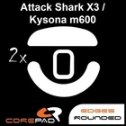 Corepad Skatez Attack Shark X3 Kysona M600 Replacement Mouse Feet PTFE Teflon