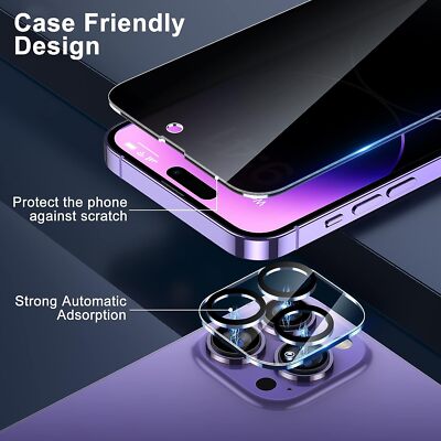 PHONIX IPhone 17 Air Pack 2 Pz Vetro Temperato Privacy - Foto 9