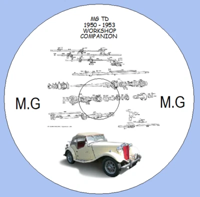 MG TD 1950-1953 MANUALE OFFICINA DI FABBRICA, LISTE RICAMBI E MANUALE TUNING