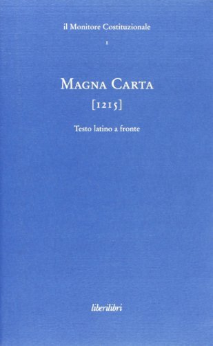 9788895481005 Magna Carta (1215) - A. Torre