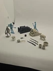 Vintage Marx Blue & Gray Playset Cannon, Cannoneer, Rifle, & Misc Accessories