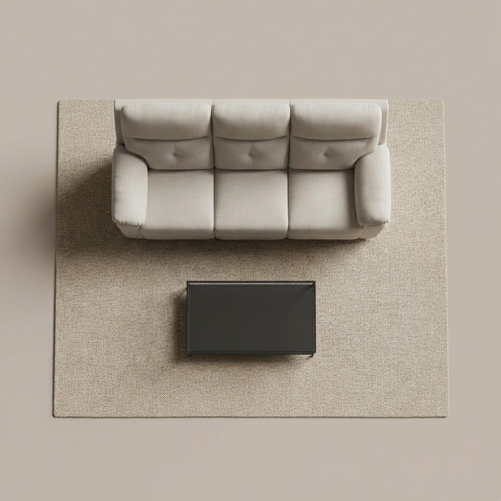 Divano 3 Posti Moderno in Tessuto 191x96x100 cm Beige - Kayde DecHome foto 3