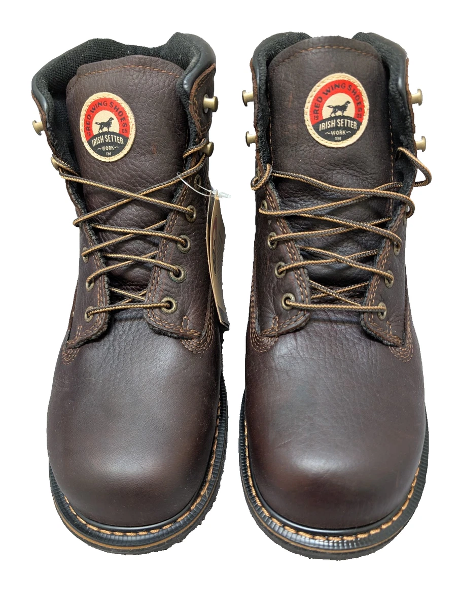 Men’s Red Wing Steel Toe Work Boots 14D EH ASTM Leather Safety Toe Red wing mens 14d - Gem main image 4