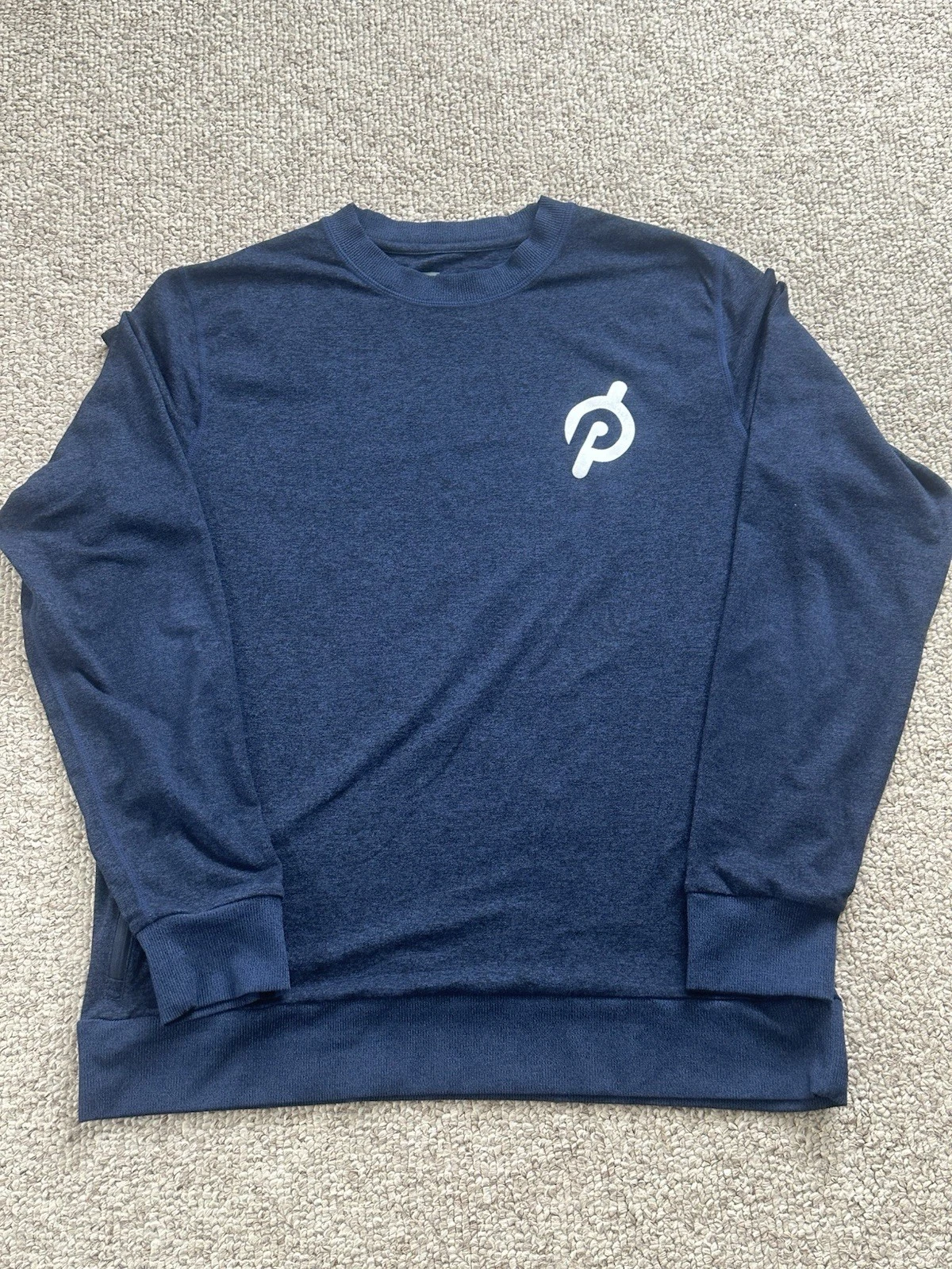 Vuori Crew Neck Long Sleeve Shirt Men’s Medium Peloton Performance Y2K Gym