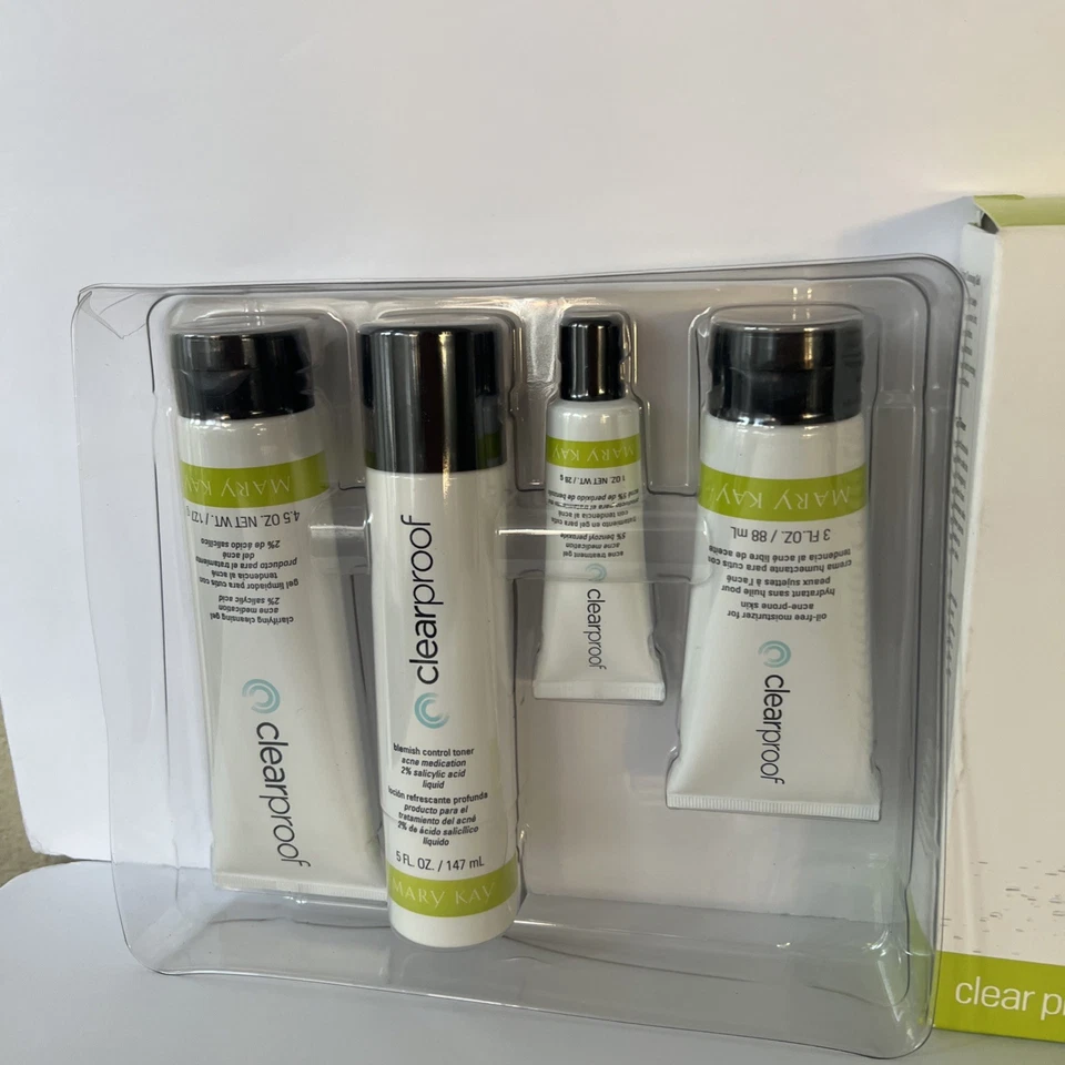 Juego de sistema de acné a prueba transparente MARY KAY nuevo con caja Foto 3 de 4