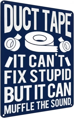 Funny Metal Tin Sign – Vintage Sarcastic Wall Decor for Man Cave, Bar, Garage,