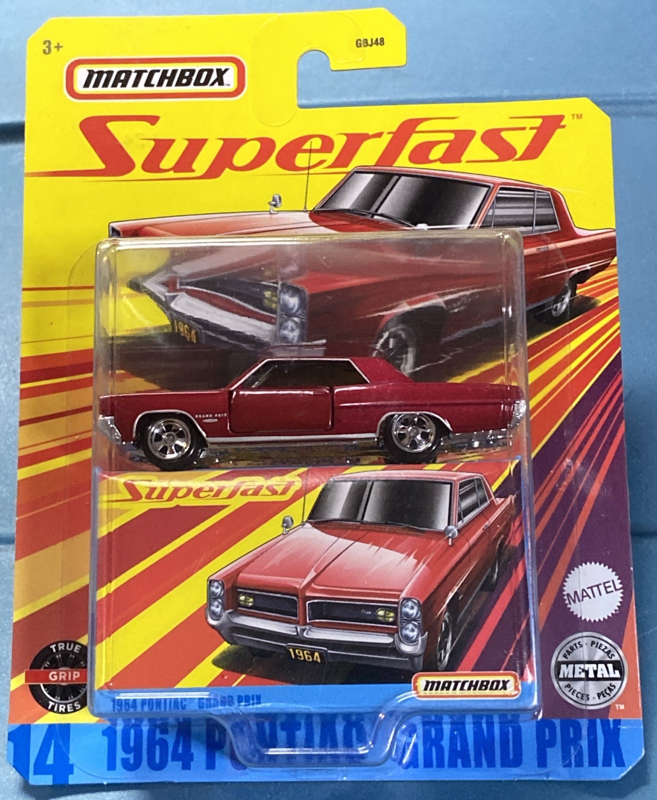 Matchbox Superfast 1964 Pontiac Grand Prix Red #14 1:64 | eBay