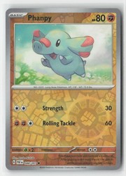 Phanpy 048/091 Paldean Fates Reverse Holo Common