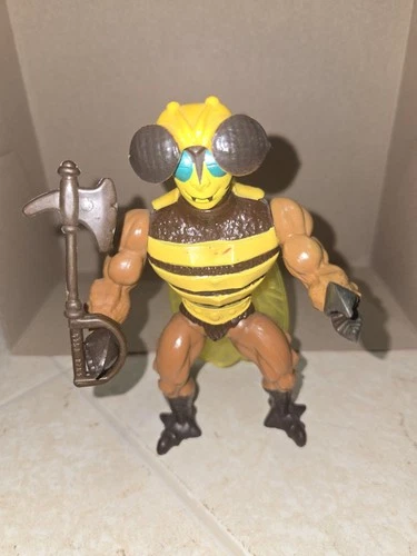 Vintage MOTU Buzz-Off  100 % Complete He-Man 1983 WINGS Weapon Helmet