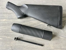 MOSSBERG 500 590 MAV POLYMER CHECKERED STOCK CORNCOB FOREND FITS 7" SLIDE 12 GA