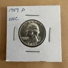 1959 Washington Quarter Silver Uncirculated Philadelphia Mint 25C