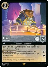Lorcana Beast - Tragic Hero NM Cold Foil Rise of the Floodborn