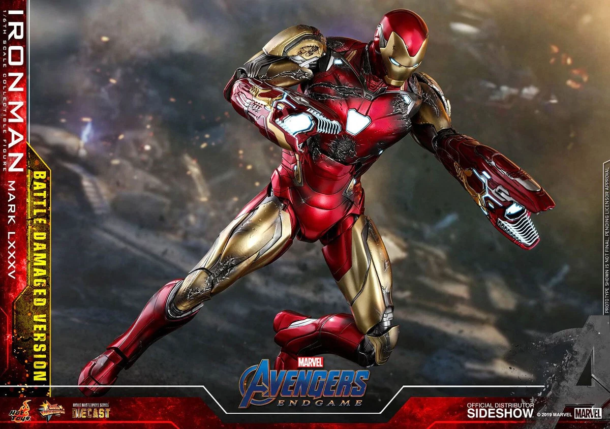 1:6 Hot Toys Vengadores: Endgame Figura MMS Diecast Iron Man - HOT904923