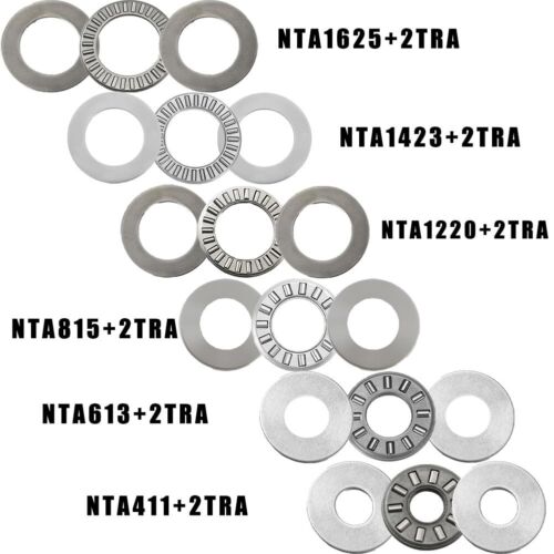 4 Set NTA1220+2TRA, Cuscinetti a rulli ad ago di spinta con due rondelle, ID 3/4",... - Foto 4 di 4