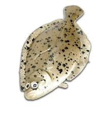 Artificial Flounder Lures Bait 5" Light Tan Spotted - Almost Alive Lures 6 Pack