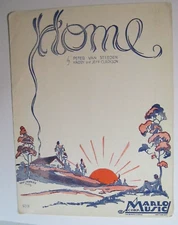 Home Van Steeden/Clarkson 1931 Sheet Music