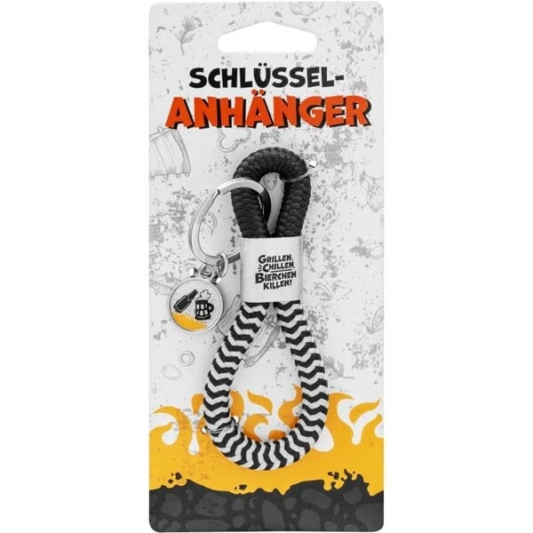 SCHLÜSSELANHÄNGER - GRILLEN, CHILLEN, BIERCHEN KILLEN VON SHEEPWORLD NEU OVP