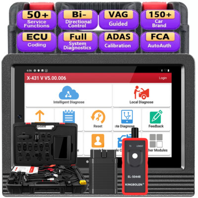 2026 LAUNCH X431 V + Bidirectional Scanner OBD2 Car Diagnostic Tool Key Coding