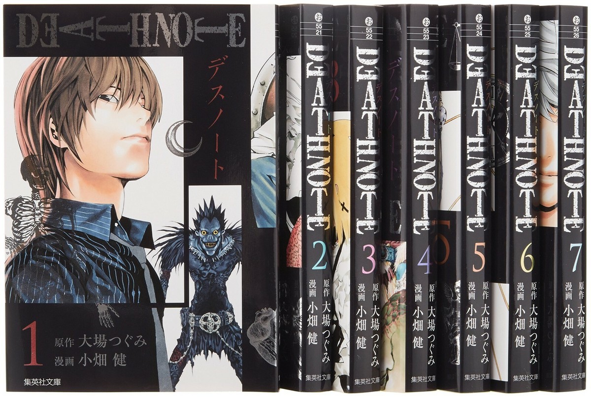 DEATH NOTE Vol.1-7 Paperback Ver. Manga Complete Lot Set
