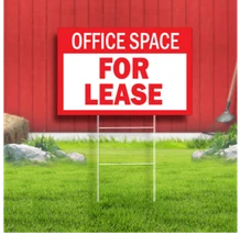 Office Space for Rent Coroplast Sign Plastic Indoor Outdoor Yard Sign