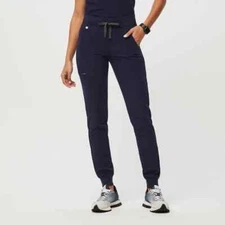 Figs Women High Wasted Petite Zamora Jogger Navy
