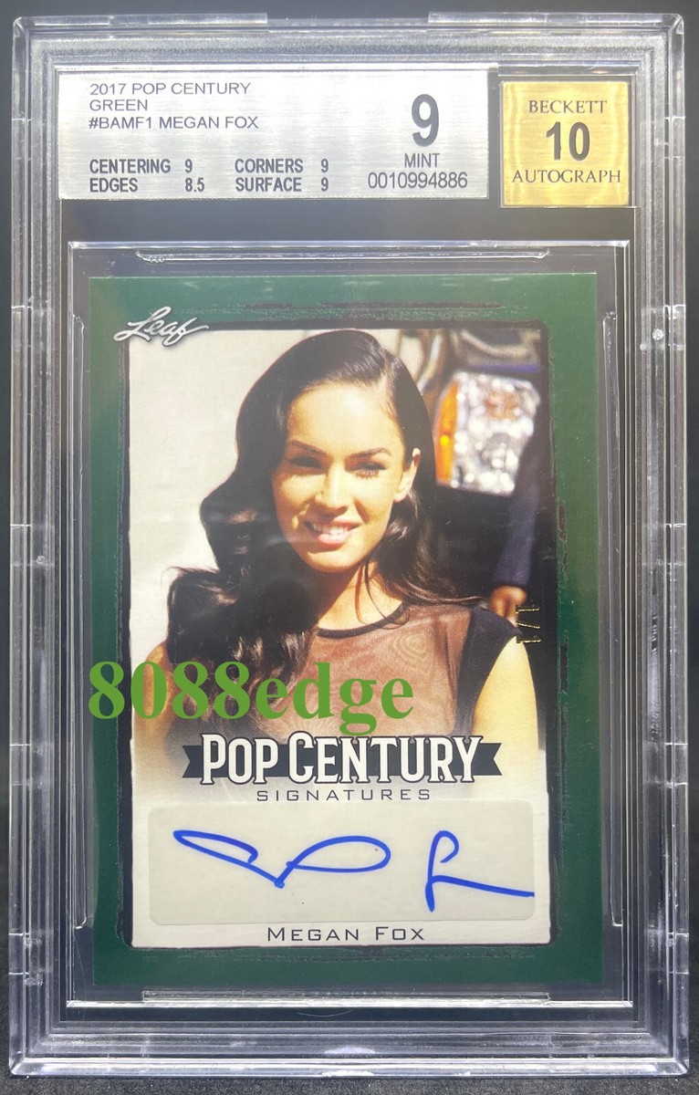 2017 POP CENTURY AUTO: MEGAN FOX #1/1 AUTOGRAPH 