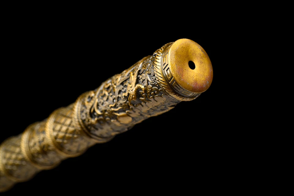 59" Golden Cudgel Chinese Wukong's Stick Monkey King Weapon Stainless Steel - Image 4 of 4