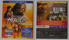Hercules extended cut movie sealed U.S blu ray  dvd, presentation sleeve