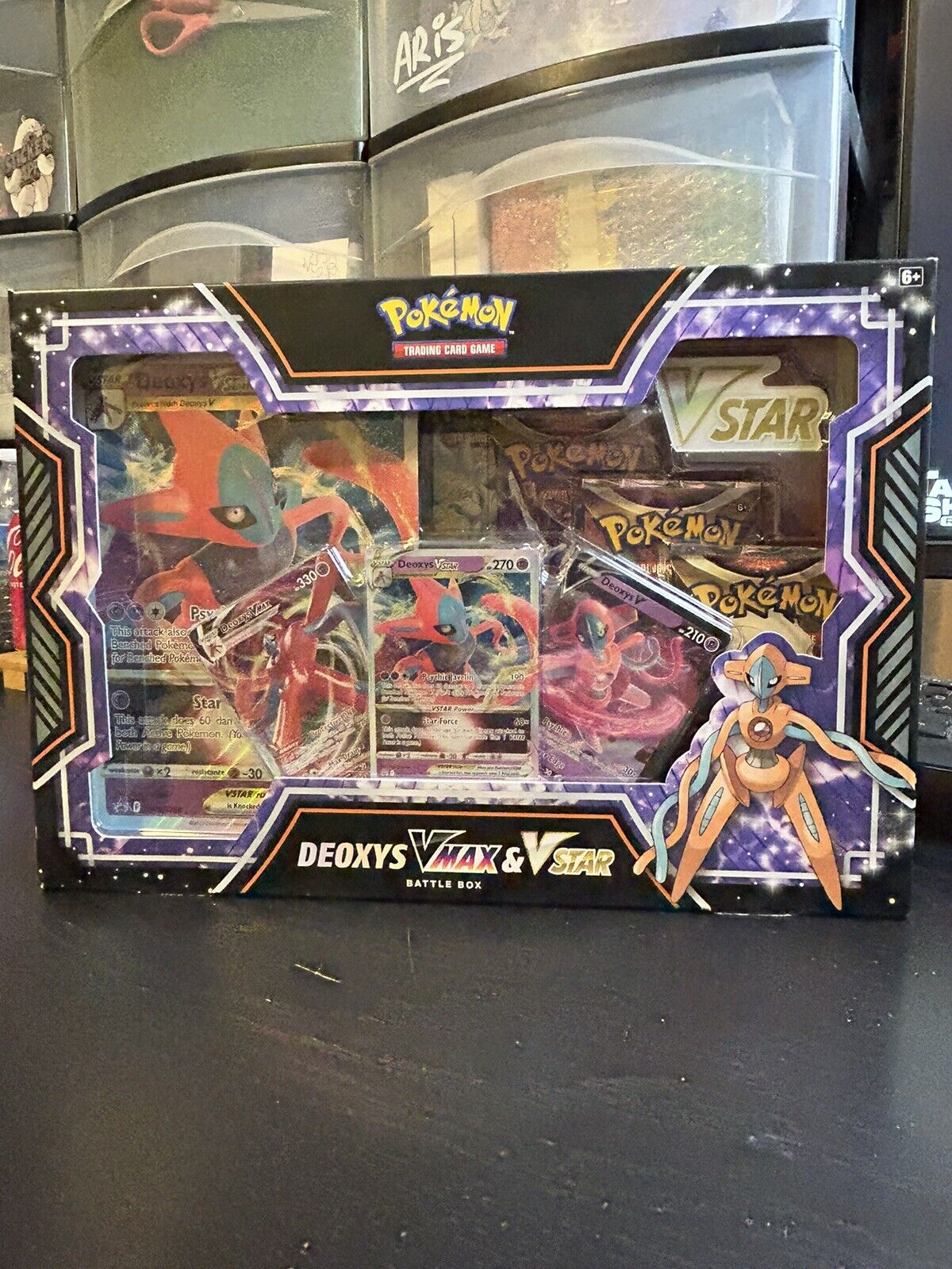  Pokémon TCG: Deoxys VMAX & VSTAR Battle Box (3 Foil