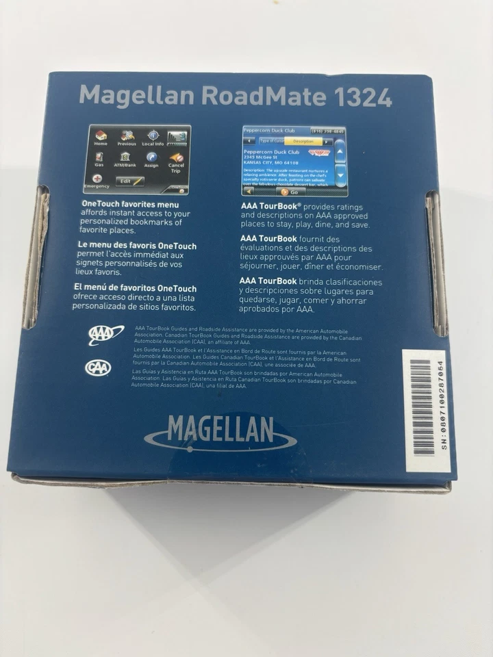 Magelllan Road Mate 1324 Vehicle GPS System 3.5” Touchscreen New Sealed - Image 2 of 2