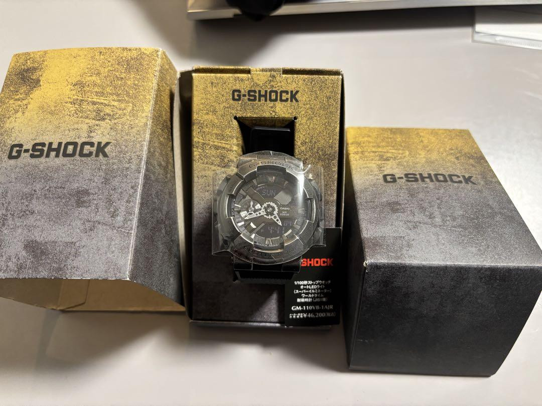 【美品】G-SHOCK GM-110VB-1 AJR G-Shock GM-110VB-1AJR Digital Watch, Shock Resistant, Black