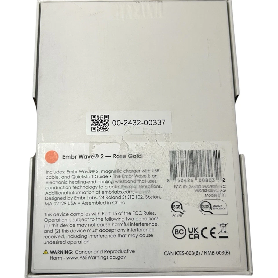 Pulsera térmica Embr Wave WAVE2-DEVC-RG para sofocos oro rosa NUEVA CAJA ABIERTA Foto 4 de 4