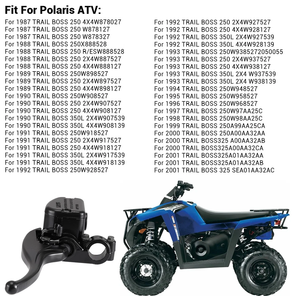 Cilindro maestro de freno delantero para Polaris Trail Boss 250 325 350L 2X4 4X4 ATV  Foto 4 de 4