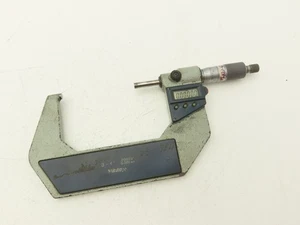 Mitutoyo 293-347-30 Digimatic Micrometer 3-4" Range .00005 Ratchet Stop SPC Data