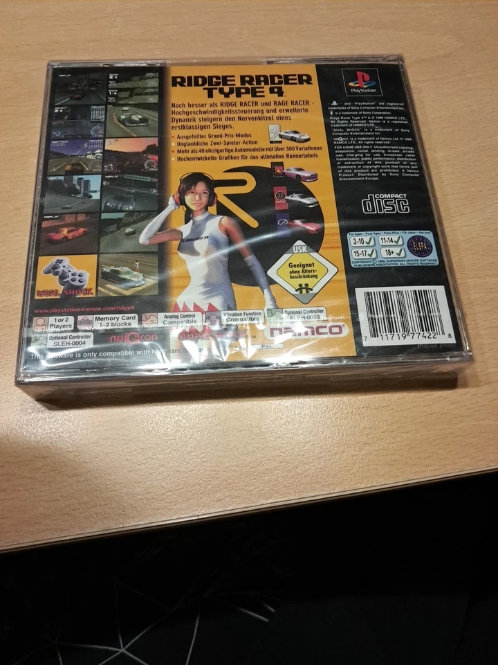 Playstation 1 PS 1 - Ridge Racer Type 4 - Mit Hi-Spec Demo CD - Bild 2 von 3