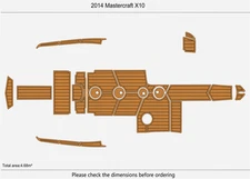 DuraEVA Seadek EVA Foam Boat flooring 2014 Mastercraft X10