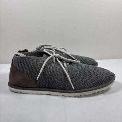 Ugg Mens Maksim Hyperweave Wool 1018465 Charcoal Sz 10 Chukka Boot Shoe Comfort