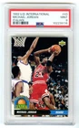 MICHAEL JORDAN~1992 UPPER DECK ALL-DIVISION TEAM ITALIAN PSA-9 MINT NBA CARD #43