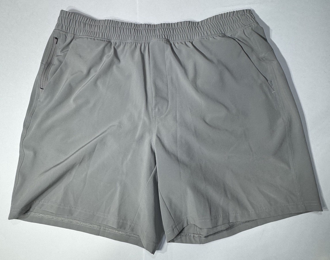 New VRST 7” All-In Short V2 MAX2414067 Silver Shadow Men's L NWT image 2